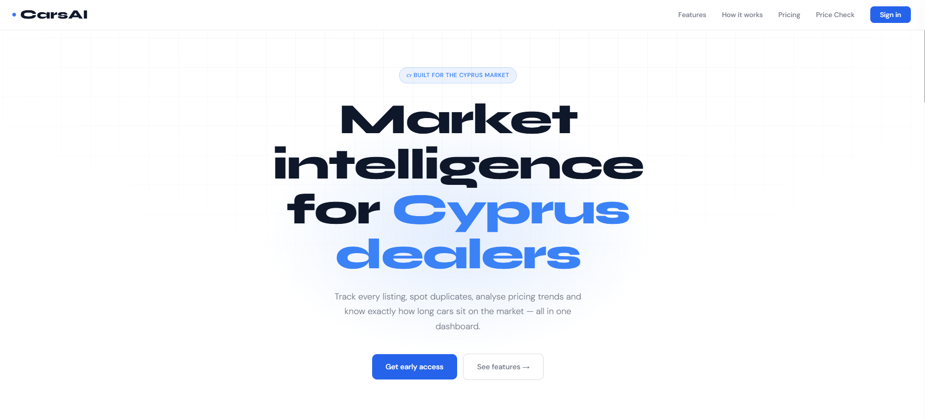 CarsAI website